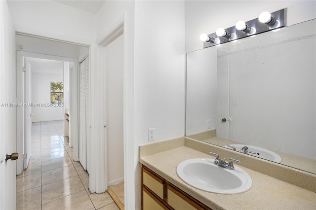 2203 SW 80th Ter Unit 2203, Miramar, FL 33025 - bathroom with tile patterned floors and vanity