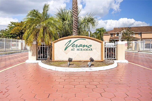 2203 SW 80th Ter Unit 2203, Miramar, FL 33025 - view of community sign