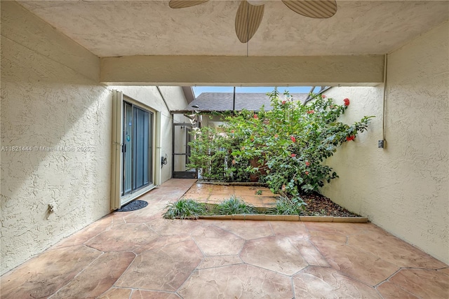 1798 Maplewood Trl, Coconut Creek, FL 33063 - view of patio / terrace with ceiling fan
