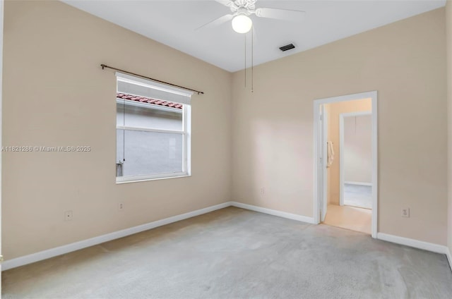 1925 NW 167th Ter, Pembroke Pines, FL 33028 - carpeted spare room featuring a ceiling fan and baseboards
