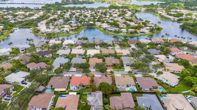 1925 NW 167th Ter, Pembroke Pines, FL 33028 - aerial view of property's location featuring nearby suburban area and property boundaries highlighted