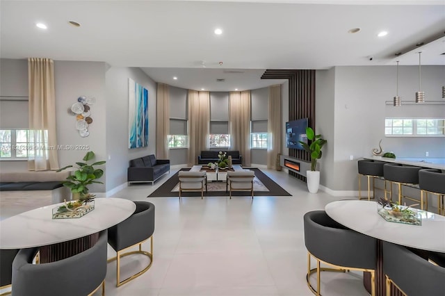 1925 NW 167th Ter, Pembroke Pines, FL 33028 - lobby with recessed lighting and a surveillance system