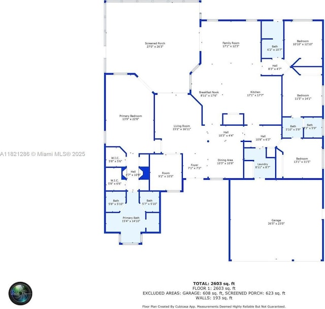 1925 NW 167th Ter, Pembroke Pines, FL 33028 - view of room layout