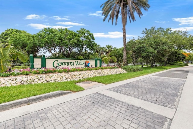 14821 SW 148th St Cir, Miami, FL 33196 - community / neighborhood sign with a lawn