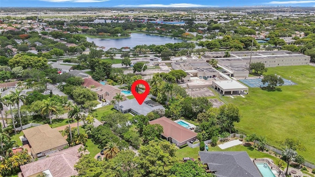 14821 SW 148th St Cir, Miami, FL 33196 - aerial view of residential area featuring a nearby body of water