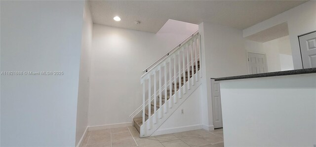 975 NE 42nd Pl, Homestead, FL 33033 - stairway with tile patterned floors and recessed lighting