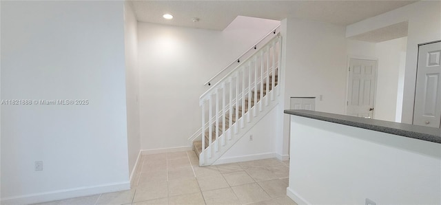 975 NE 42nd Pl, Homestead, FL 33033 - stairs with tile patterned flooring and recessed lighting