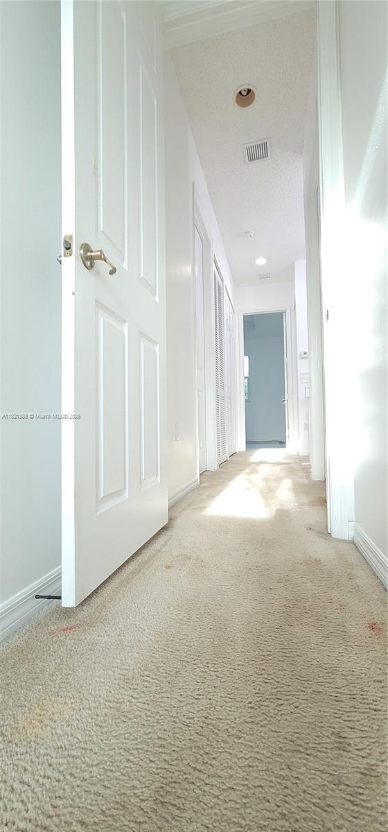 975 NE 42nd Pl, Homestead, FL 33033 - corridor with light carpet and baseboards