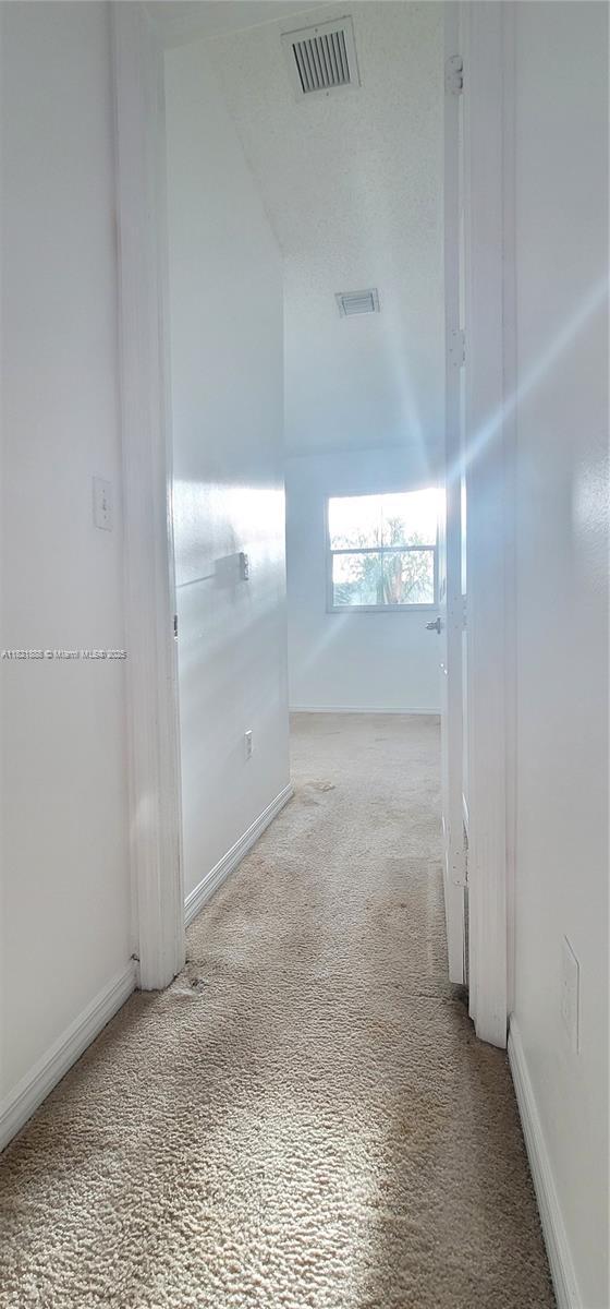 975 NE 42nd Pl, Homestead, FL 33033 - corridor with carpet flooring and baseboards
