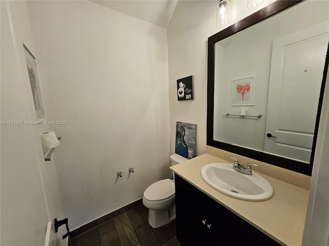 3238 W 96th Pl, Hialeah, FL 33018 - half bathroom featuring vanity and toilet