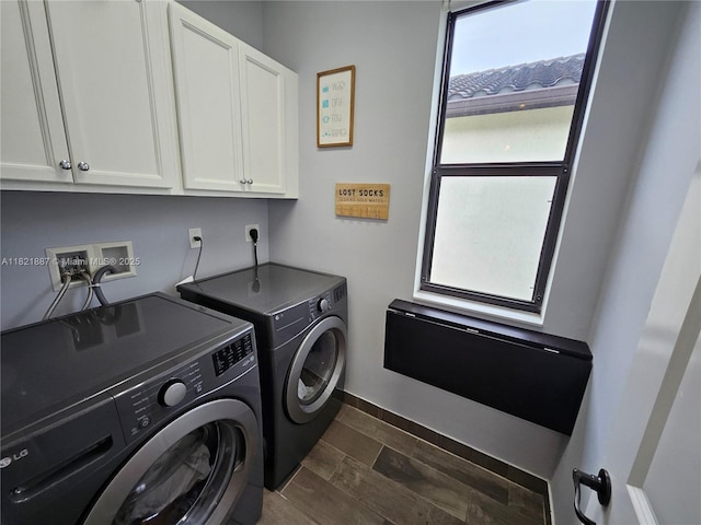 3238 W 96th Pl, Hialeah, FL 33018 - washroom featuring cabinet space and independent washer and dryer