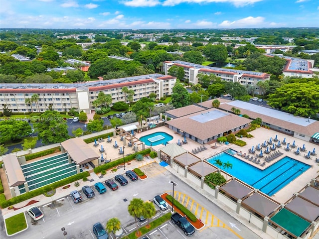 2504 Antigua Ter Unit L4, Coconut Creek, FL 33066 - bird's eye view of a pool area and apartment complex