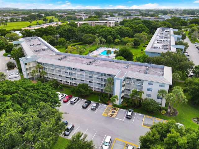 2504 Antigua Ter Unit L4, Coconut Creek, FL 33066 - aerial view of property and surrounding area with apartment complex and property parcel outlined