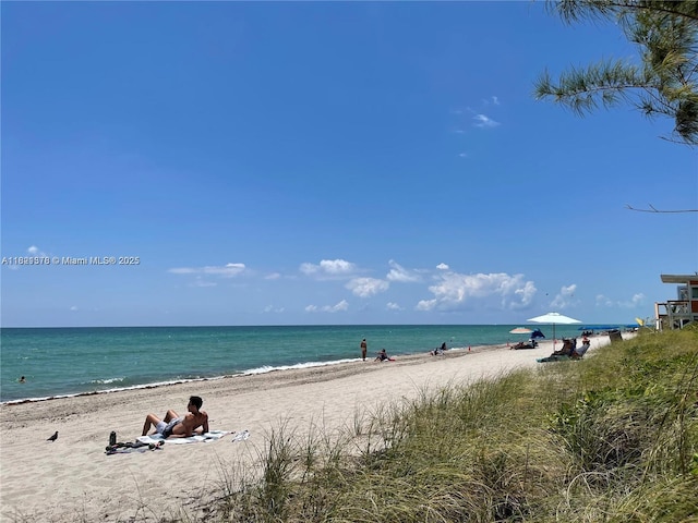 1936 S Ocean Dr Unit 7C, Hallandale Beach, FL 33009 - water view featuring local beach