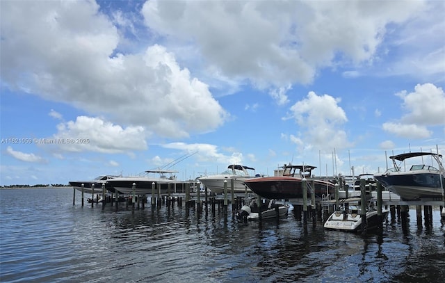 1901 Brickell Ave Unit B1508, Miami, FL 33129 - dock area featuring boat lift and a water view
