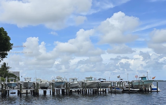 1901 Brickell Ave Unit B1508, Miami, FL 33129 - dock area with boat lift and a water view