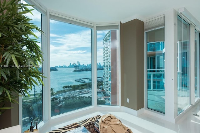 300 S Pointe Dr Unit 1602, Miami Beach, FL 33139 - water view with nearby urban area