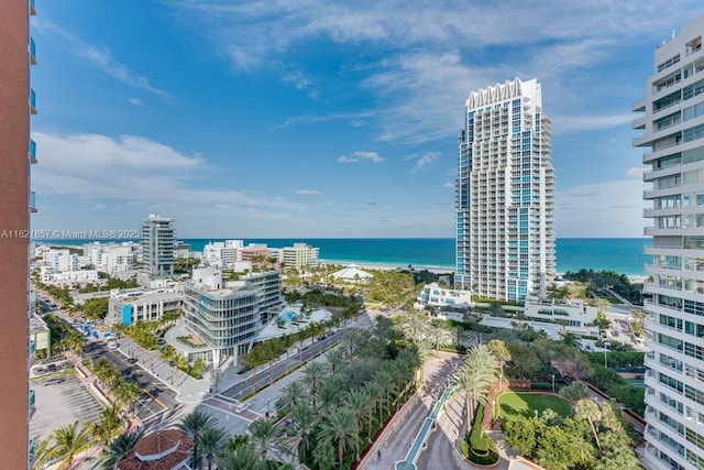 300 S Pointe Dr Unit 1602, Miami Beach, FL 33139 - water view with nearby urban area