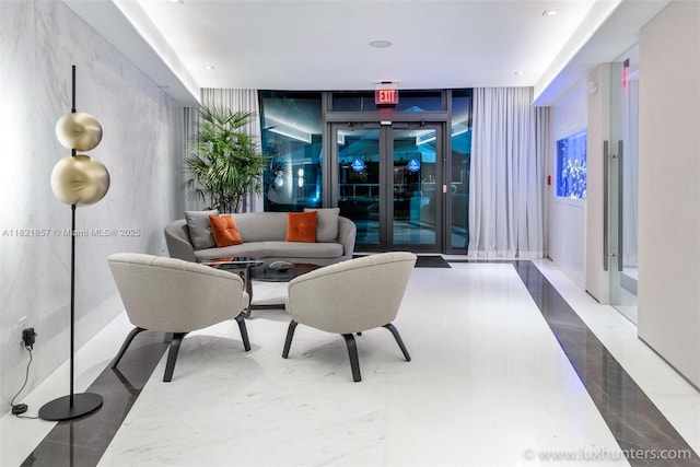 300 S Pointe Dr Unit 1602, Miami Beach, FL 33139 - building lobby featuring floor to ceiling windows
