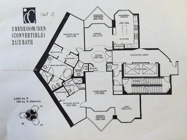 300 S Pointe Dr Unit 1602, Miami Beach, FL 33139 - view of floor plan / room layout