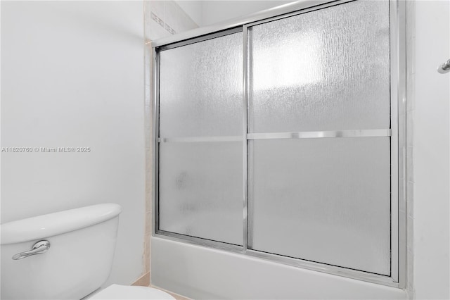 16132 SW 147th Ln, Miami, FL 33196 - bathroom with toilet and bath / shower combo with glass door