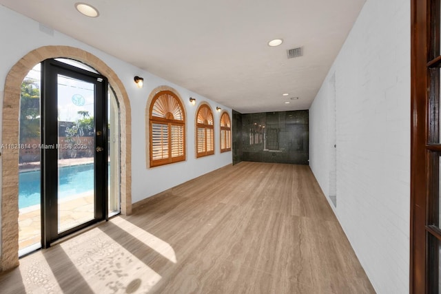5025 SW 90th Ct, Miami, FL 33165 - empty room featuring wood finished floors and recessed lighting