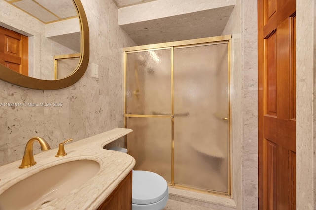 5025 SW 90th Ct, Miami, FL 33165 - bathroom with a stall shower and vanity