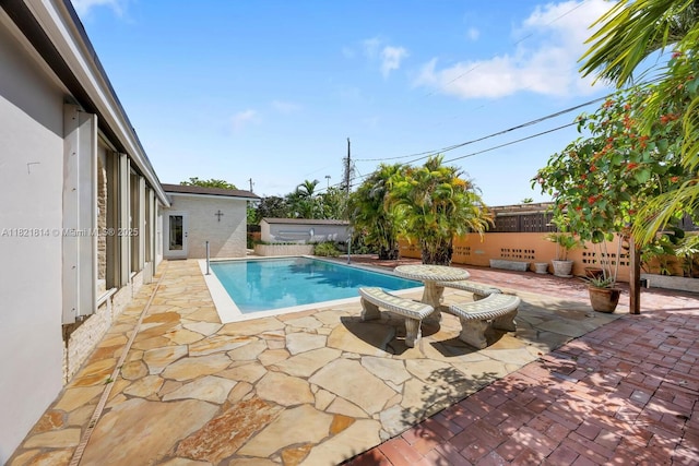 5025 SW 90th Ct, Miami, FL 33165 - view of pool featuring a patio area and a fenced backyard