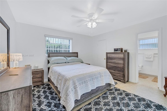 6736 Orchid Dr, Miami Lakes, FL 33014 - bedroom featuring ceiling fan and connected bathroom