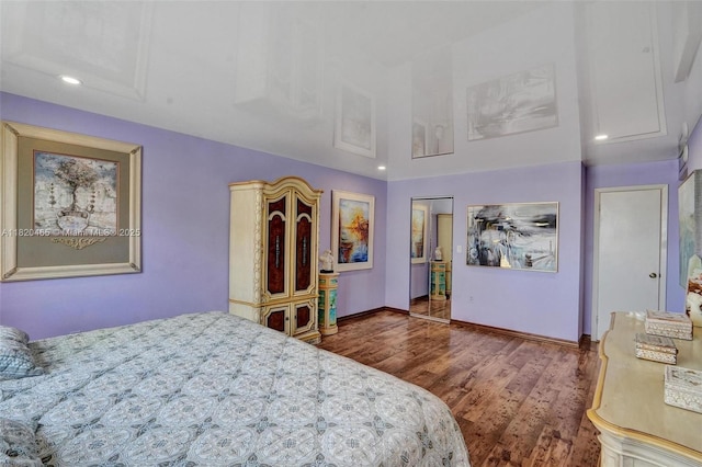 1833 S Ocean Dr Unit 1402, Hallandale Beach, FL 33009 - bedroom with wood finished floors and recessed lighting
