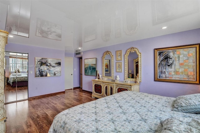 1833 S Ocean Dr Unit 1402, Hallandale Beach, FL 33009 - bedroom with wood finished floors and baseboards