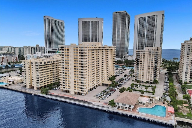 1833 S Ocean Dr Unit 1402, Hallandale Beach, FL 33009 - view of city featuring a nearby body of water
