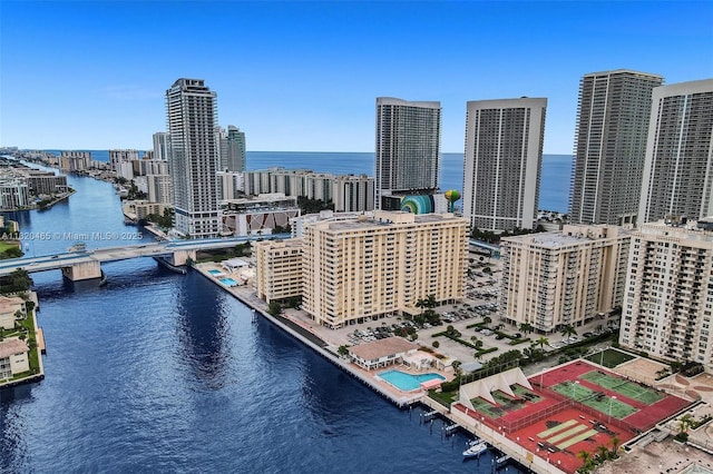 1833 S Ocean Dr Unit 1402, Hallandale Beach, FL 33009 - view of urban area featuring a large body of water and a notable bridge