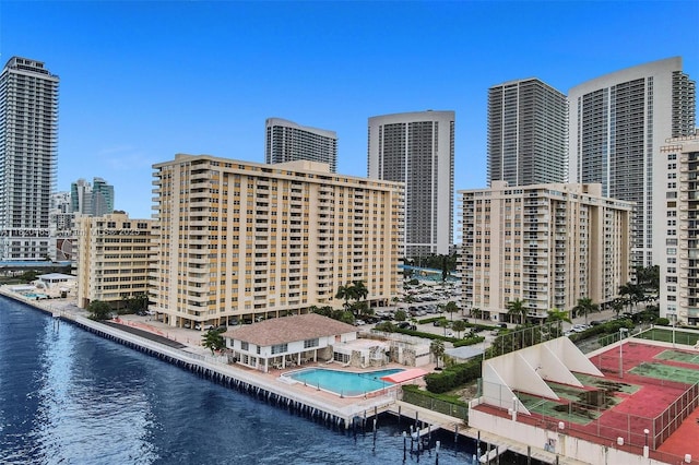 1833 S Ocean Dr Unit 1402, Hallandale Beach, FL 33009 - view of city skyline featuring a nearby body of water