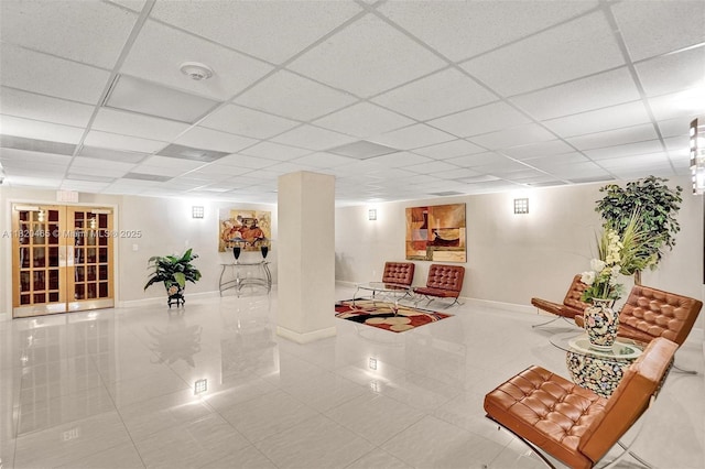 1833 S Ocean Dr Unit 1402, Hallandale Beach, FL 33009 - lobby with a paneled ceiling