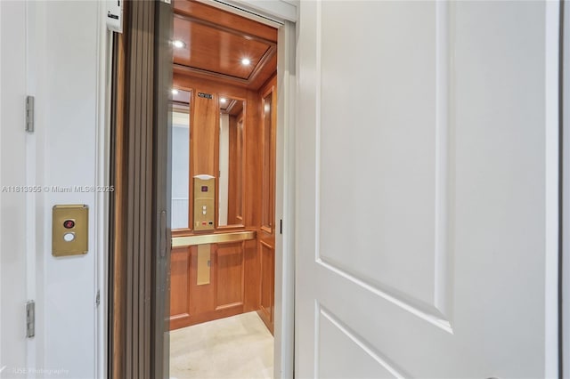 647 Almeria Ave, Coral Gables, FL 33134 - corridor with elevator