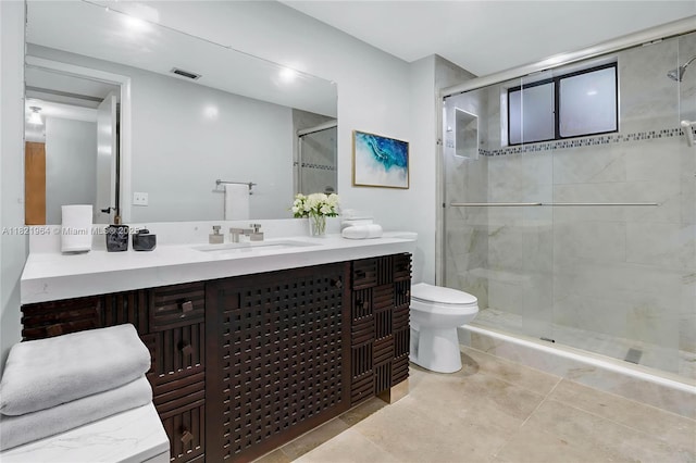 511 Ives Dairy Rd Unit 104-6, Miami, FL 33179 - full bath featuring a stall shower, vanity, and tile patterned flooring