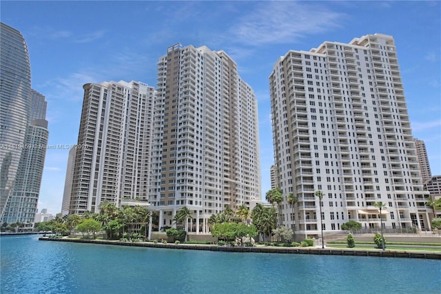 801 Brickell Key Blvd Unit 2210, Miami, FL 33131 - water view with nearby urban area