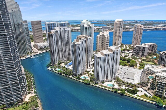 801 Brickell Key Blvd Unit 2210, Miami, FL 33131 - view of urban area with a nearby body of water
