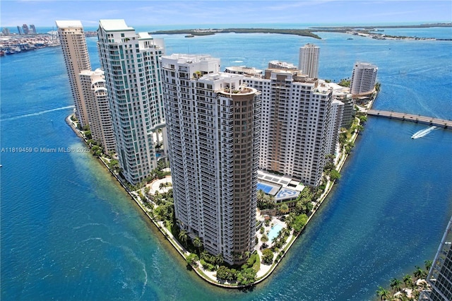 801 Brickell Key Blvd Unit 2210, Miami, FL 33131 - view of urban area featuring a large body of water