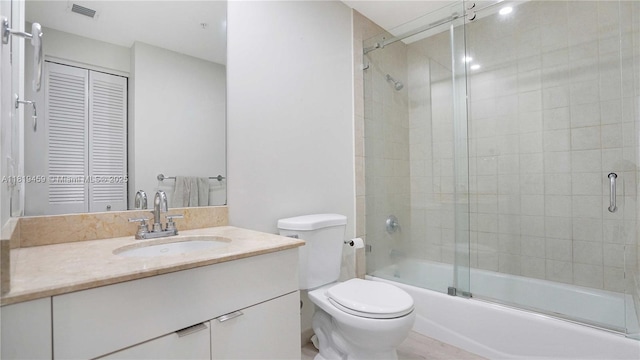 801 Brickell Key Blvd Unit 2210, Miami, FL 33131 - bathroom with vanity and enclosed tub / shower combo