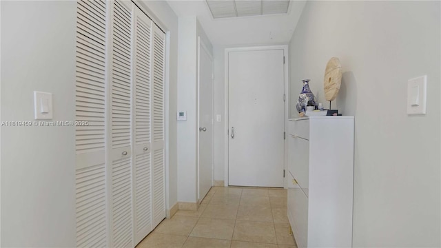 801 Brickell Key Blvd Unit 2210, Miami, FL 33131 - corridor with light tile patterned floors