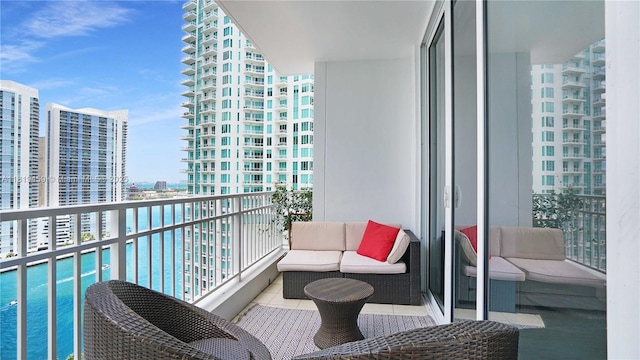801 Brickell Key Blvd Unit 2210, Miami, FL 33131 - balcony with a view of city