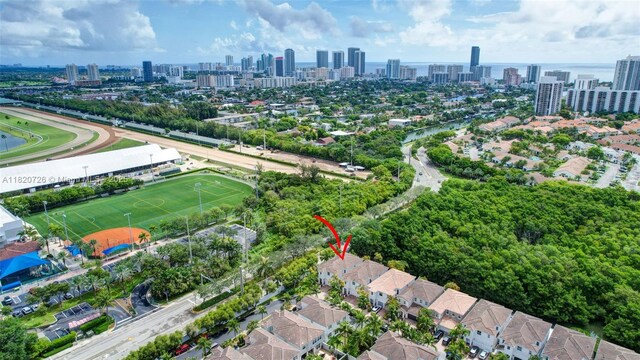 21235 NE 33rd Ave, Aventura, FL 33180 - drone / aerial view of skyline