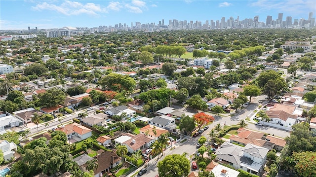 2305 SW 19th Ter, Miami, FL 33145 - bird's eye view of skyline