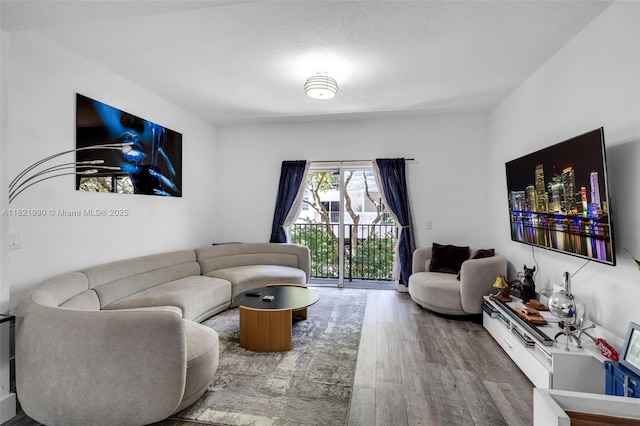 8940 NE 8th Ave Unit 1203, Miami, FL 33138 - living area with wood finished floors