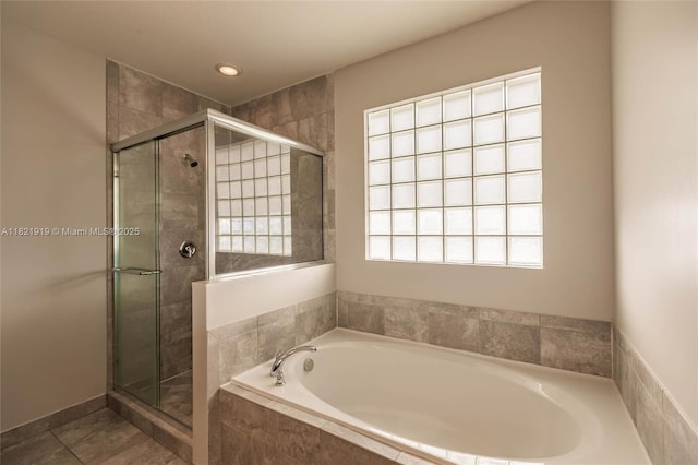 3809 Aspen Leaf Dr, Boynton Beach, FL 33436 - full bath with a garden tub and a shower stall