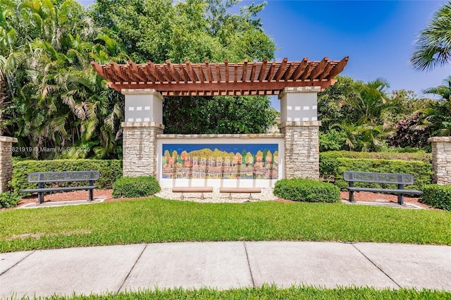 3809 Aspen Leaf Dr, Boynton Beach, FL 33436 - community / neighborhood sign featuring a lawn