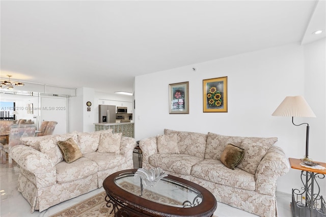 3530 Mystic Pointe Dr Unit 2108, Aventura, FL 33180 - living room featuring recessed lighting