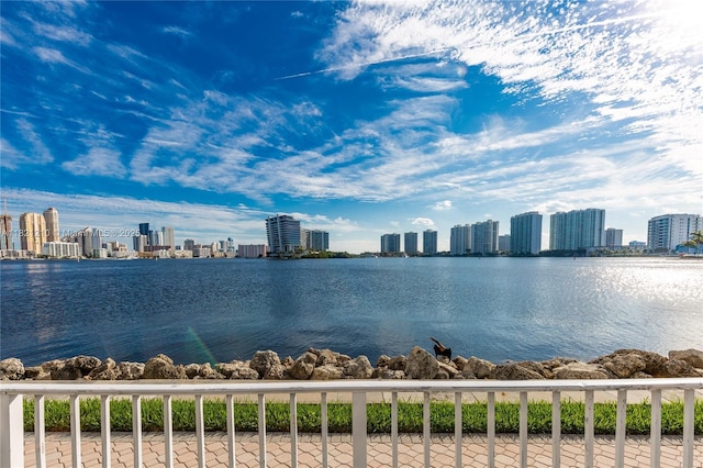 3530 Mystic Pointe Dr Unit 2108, Aventura, FL 33180 - water view with skyline